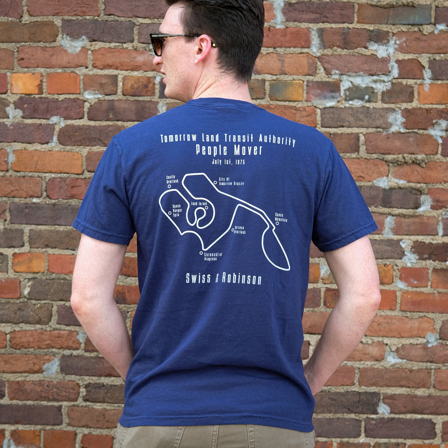 Tomorrow Land Transit Authority Map Tee